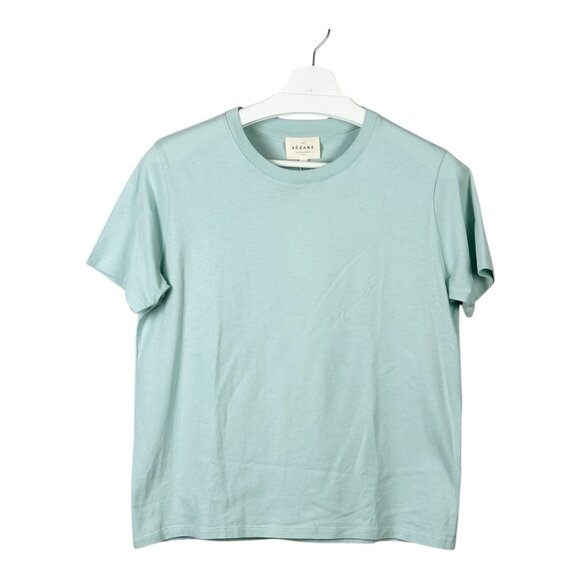 Sezane Conrad T-Shirt Pastel Green - Picture 2 of 10
